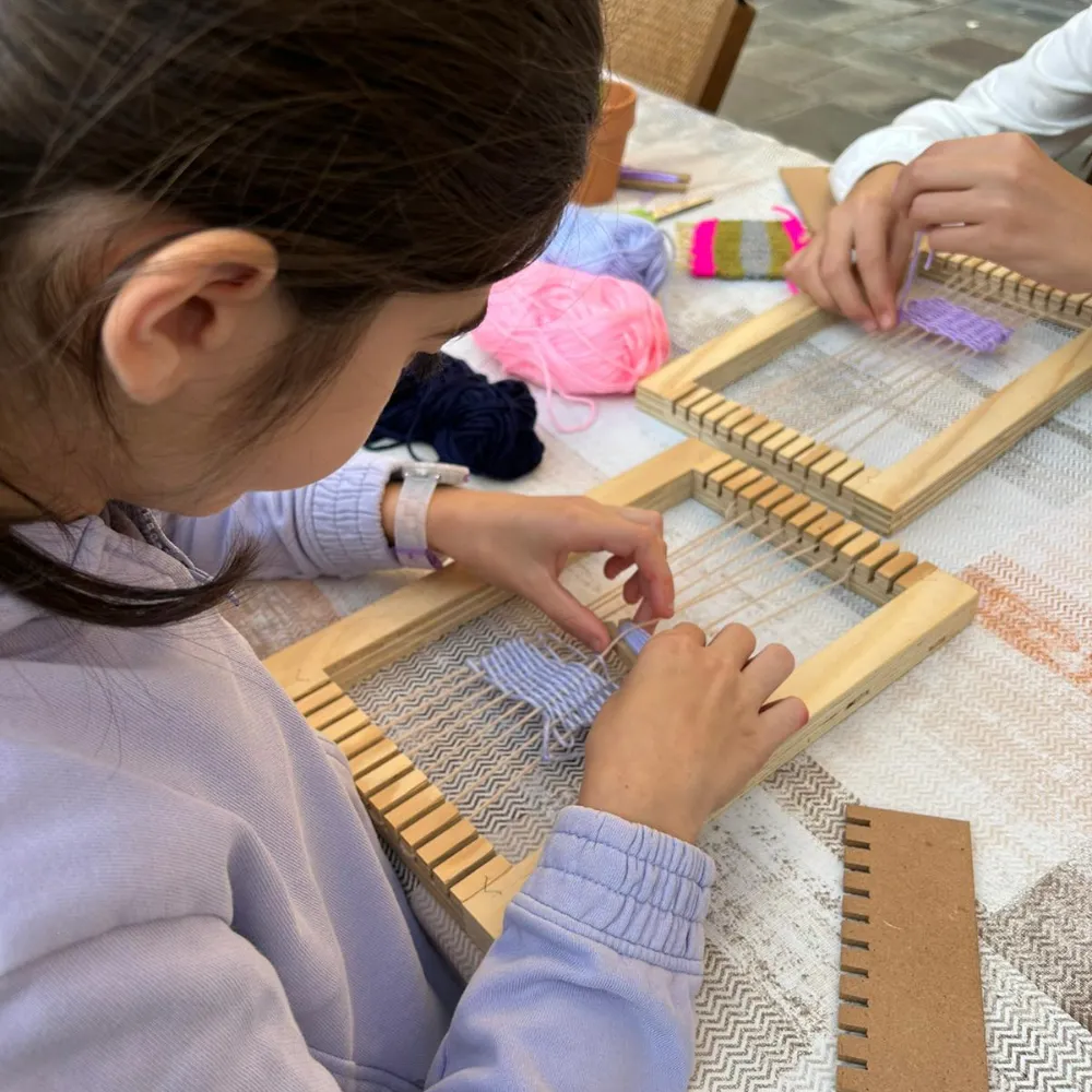 Tessitura artigianale al Museo della Valle