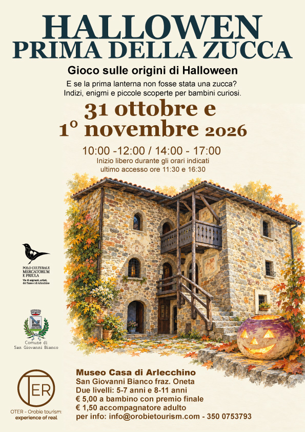 Halloween prima della zucca – evento per bambini
